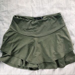 Boohoo Army Green Skort